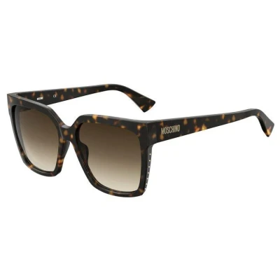 Image of Sunglasses Moschino Mos079 / s col. 086 ha Woman Square Havana