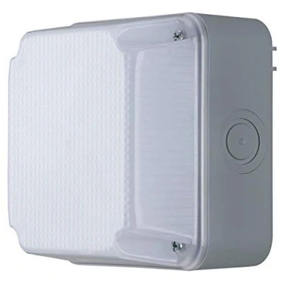 Image of Luceco LED Storm Outdoor Bulkhead Light, 11.5 x cm, 4.5 W, 4000K Colour Temperature, White Plastic