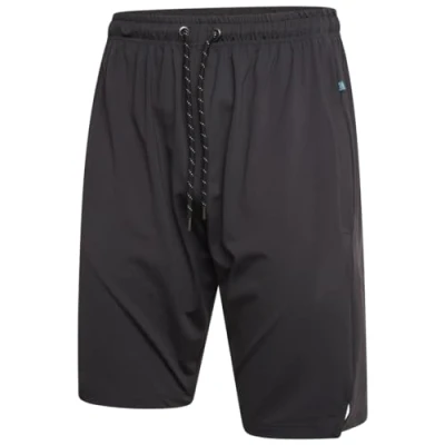 Image of KAM Sports Shorts Elasticated Waist Drawstring Stretch Running Fitness Mens Plus Size 2XL 8XL AP004 (UK, Alpha, 6XL, Plus, Regular, Charcoal)