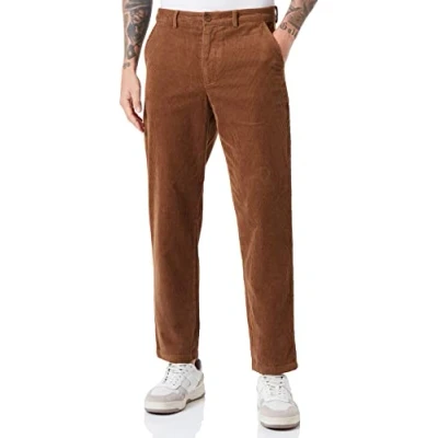 Image of CASUAL FRIDAY Men&#039;s Pepe Corduroy Pants Slacks, Coffee Lique, 29 W/30 L
