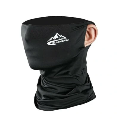 Image of LANKOU NEW Bandana Face Mask Neck Warmer Scarf Tube Gaiter Snood Balaclava Comfortable (Black)