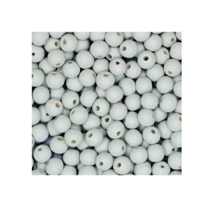 Image of Twinkle Star Baby 100 Wooden Craft Beads 10mm Round Bead with 3mm Hole (Yellow)