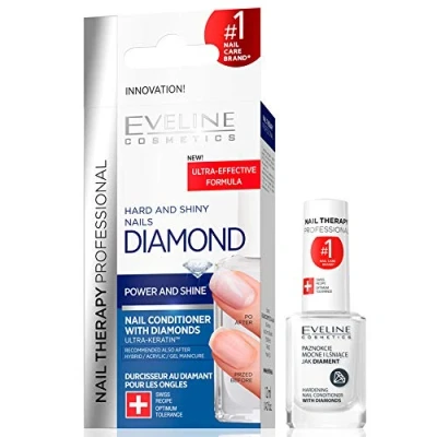 Image of Eveline Nail Therapy Diamond Hardening Conditioner Splitting Nails 12ml