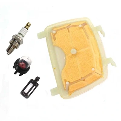 Image of AISEN Air Filter with Spark Plug Petrol Primer Pump for Stihl MS171 MS171C MS181 MS181C MS211 MS211C Chainsaw Replaces 1139 120 1602