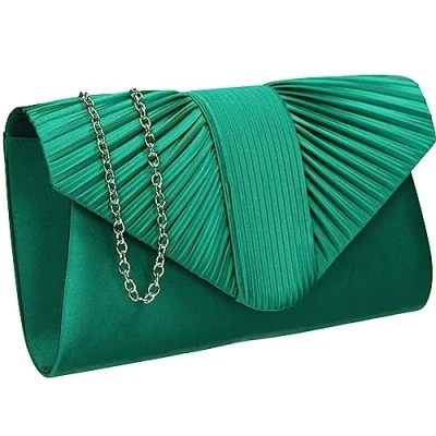 Image of SwankySwans Women&#039;s Sophie Clutch Bag, Dgreen