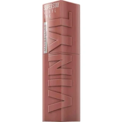 Image of Maybelline New York Lip Colour, Smudge free, Long Lasting up to 16h, Liquid Lipstick, Shine Finish, SuperStay Vinyl Ink, 120 Punchy