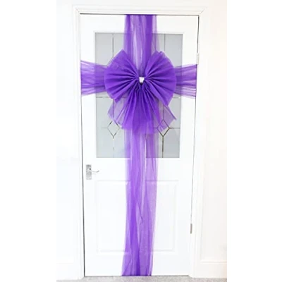 Image of Christmas Concepts® DIY Decorative Door Bow With Diamante Decoration Wedding/Parties/Christmas (Purple)