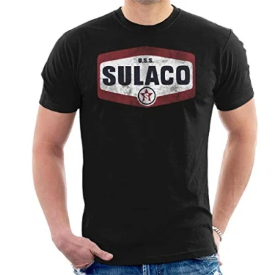 Image of Alien USS Sulaco Logo Men&#039;s T Shirt Black