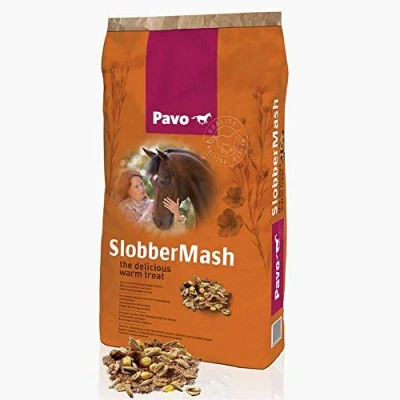 Image of Pavo SlobberMash Horse Feed 15kg, Supports Senior Horses&#039; Health and Shine