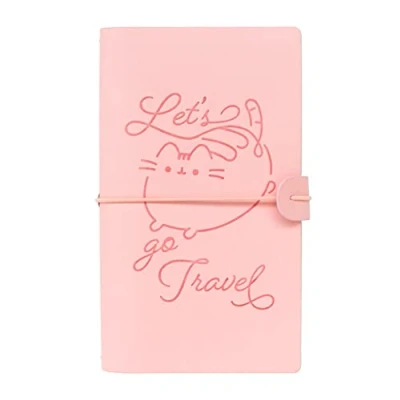 Image of Grupo Erik Pusheen Travel Journal PU Leather Notebook Diary Gifts Merchandise