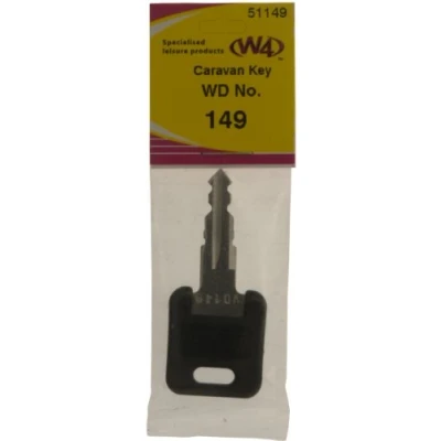 Image of W4 WD Replacement Caravan Key No149 Black