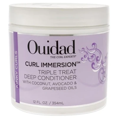 Image of Ouidad Curl Immersion Triple Treat Deep Conditioner For Unisex 12 oz