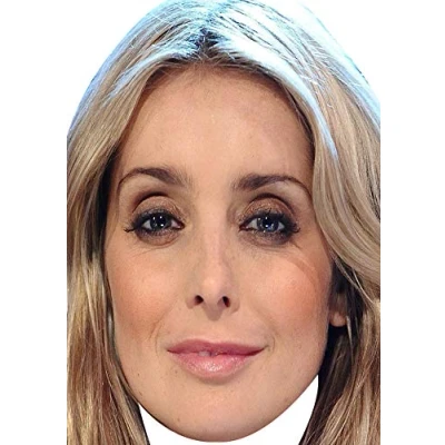 Image of FoxyPrinting Louise Redknapp Celebrity Cardboard Party Face Mask Fancy Dress