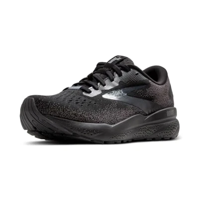 Image of BROOKS Men&#039;s Ghost 16 GTX Road Running Shoe, Black/Black/Ebony, 9 UK