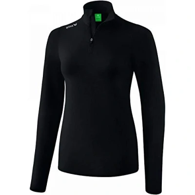 Image of Erima Women&#039;s Outdoor Basics Polo Neck Jumper, Black, 38 EU