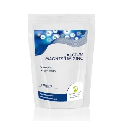 Image of Calcium Magnesium Zinc 90 Tablets Essential Minerals for Bone Health, Immune Support &amp; Muscle Function High Strength Daily Supplement