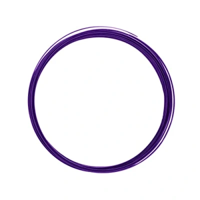Image of Vaessen Creative Aluminium flat wire 3,5x1mm 5m lilac,