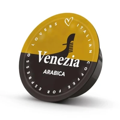 Image of ITALIAN COFFEE capsules compatible with A Modo Mio machines (Venezia, 128 Pods)