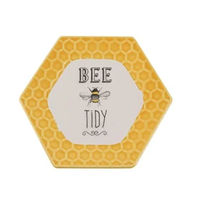 Image of English Tableware Company Bee Happy Teabag Tidy