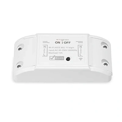 Image of WiFi Smart Switch Module, Wireless Timer Dimmer Compatible with Alexa Google Home, Life/Tuya APP Remote Control Relay 10A/2200W