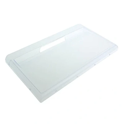 Image of Hotpoint Fridge Freezer Drawer Front Panel/Cover (White, 430mm x 240mm)