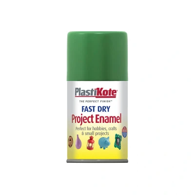 Image of Plastikote 440.0001040.046 Fast Dry Enamel Aerosol Garden Green 100ml PKT104S