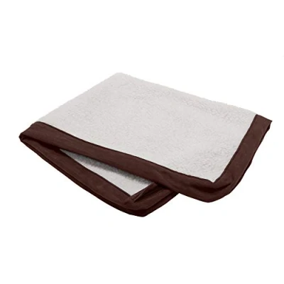 Image of FurHaven Sherpa &amp; Suede Mattress Dog Bed Replacement Cover Espresso, Large