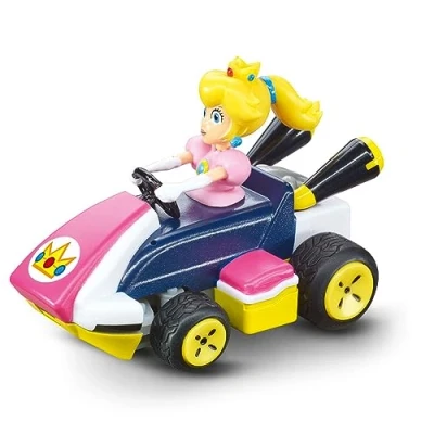 Image of Carrera RC Mario Kart Mini Peach, For Children and Adults, Boys &amp; Girls, Unique Original Licence, Instant Driving Fun with Ready to Run, Authentic Experience, Pink