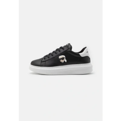 Image of KARL Lagerfeld Kapri MENS Trainers, Men&#039;s, Size: 7, Black Leather