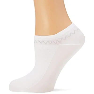 Image of Nur Die Women&#039;s Feines Schuhsöckchen Ankle Socks, White (White 30), 6/8