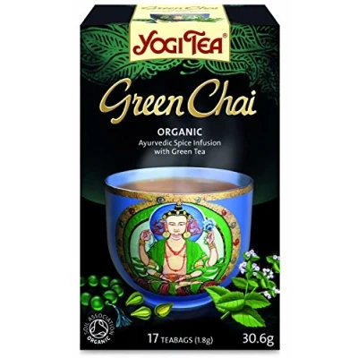 Image of (4 PACK) Yogi Tea Green Chai 17 Bag 4 PACK BUNDLE
