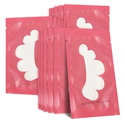 Image of 50Pairs Eyelash Extension Pads Under Eye Gel Lash Lint Patches for Extensions (Flower Rose Red)