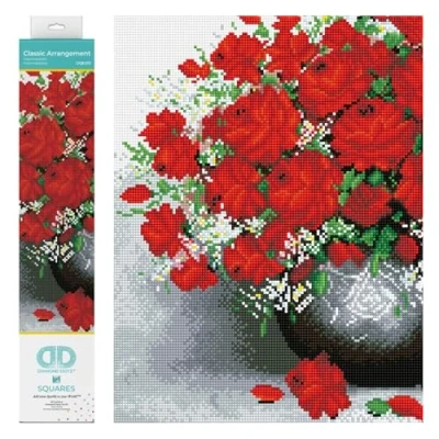 Image of DIAMOND DOTZ Squares DQ8 Intermediate Kit, Classic Arrangement, 31 x 41cm