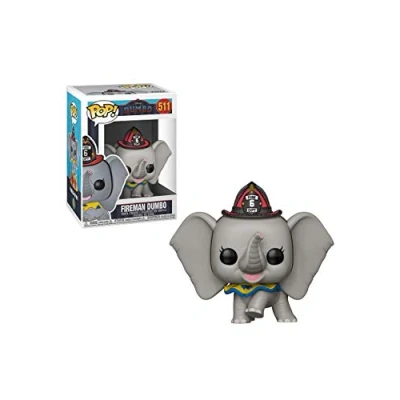 Image of Funko Pop! Disney (Live Action) Fireman Dumbo Collectible Figure, Multi Collectable Vinyl Figure Gift Idea Official Merchandise Toys for Kids &amp; Adults Movies Fans