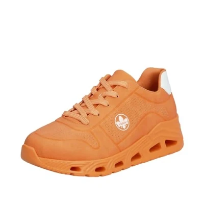 Image of Rieker Women&#039;s N5202 Sneaker, Orange, 4 UK