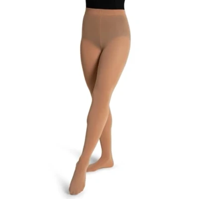 Image of Capezio Women&#039;s Ultra Soft Transition Tight with Back Seam, Brown, L