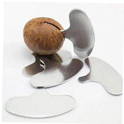 Image of Zonster 5pcs Nut Splitter Walnut Opener, Mini Nutcrackers Stainless Steel Macadamia Opener Portable Camping Kitchen Accessories