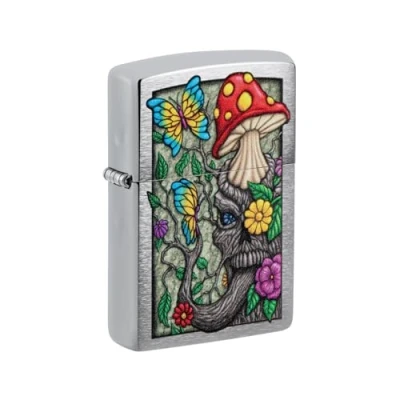 Image of Zippo Lighter, Metal, Silver