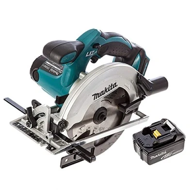 Image of Makita DSS611Z 18V LXT Li ion Circular Saw 165mm with 1 x BL1850 5Ah Battery