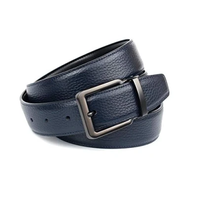 Image of Anthoni Crown Men&#039;s L3pn.t88 Belt, Blue (Dunkelblau 080), 40 (Size: 90)