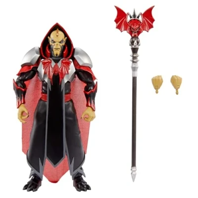 Image of Masters of the Universe Masterverse Revolution Emperor Hordak Action Figure, 30 Articulations, Soft Goods Cape &amp; Swap Hands, 7 inch MOTU Toy, HYC53