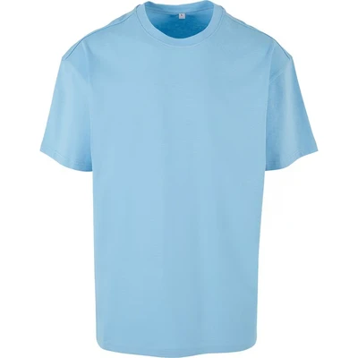 Image of Build Your Brand Men&#039;s By102 Heavy Oversize Tee T Shirt, Baltic Blue, M