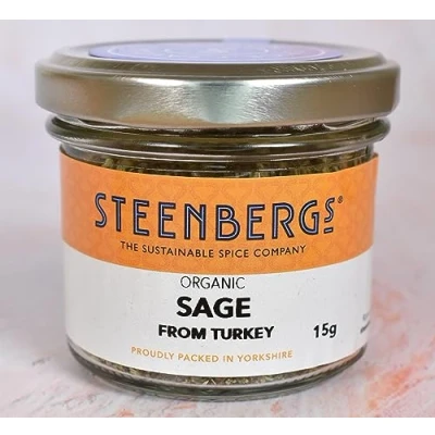 Image of Steenbergs Organic Sage Dried Standard Jar 15 g