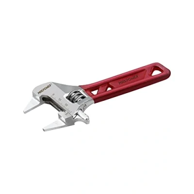Image of MAXPOWER Adjustable Spanner 150mm/6 Inch, Slim Jaw Wrench with MAX. Opening 30mm &amp; Super Thickness 2.5mm