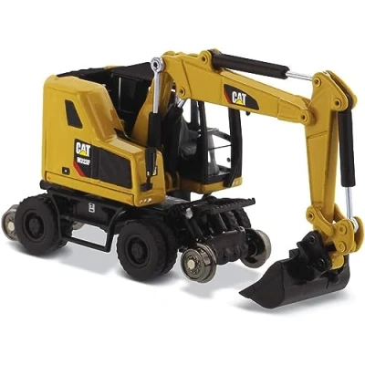 Image of Diecast Masters CAT 323F Railroad Wheeled Excavator