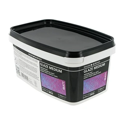 Image of Daler Rowney Acrylic Medium, Plastic Pot, 33.81oz 1L, Gloss Glaze Medium