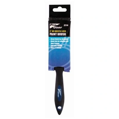 Image of Black 5cm Plastic No Bristle Loss DIY Paint Brush By Pro User