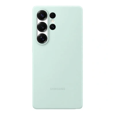 Image of Samsung Silicone Back Cover Mint Galaxy S25 Ultra