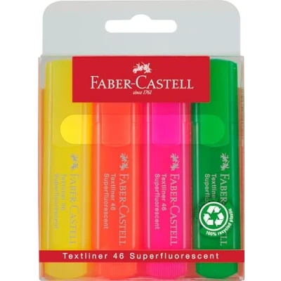 Image of Faber Castell Wallet of 4 ICE Texdtliners