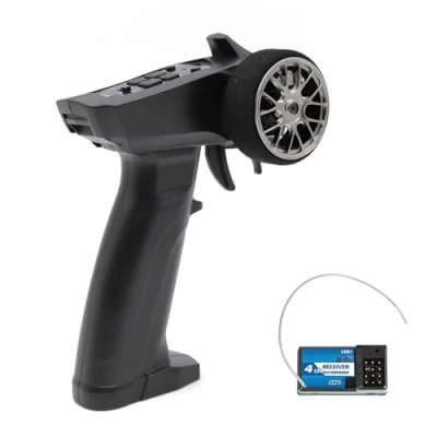 Image of Demeras TURBO RACING RC Car Boat Transmitter 2.4GHZ 4 Channels Radio Remote Controller 91803G VT